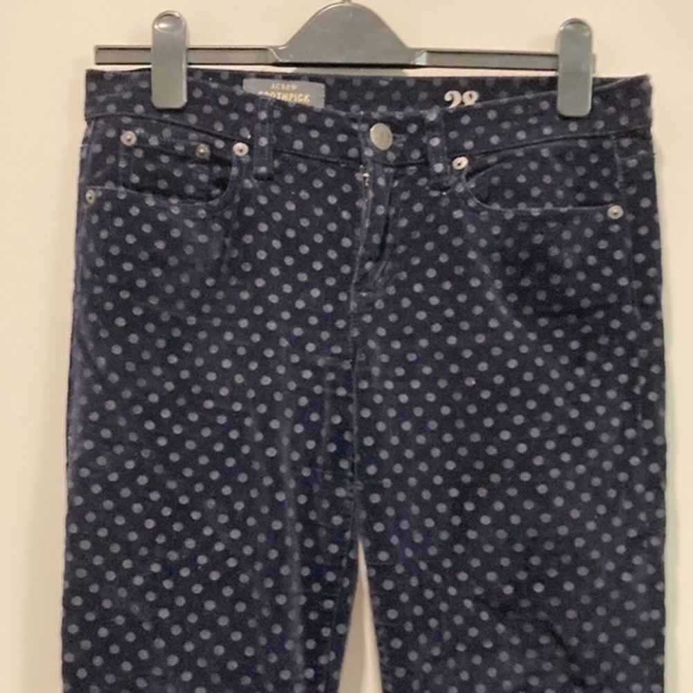Dark Navy Polka Dot Jeans